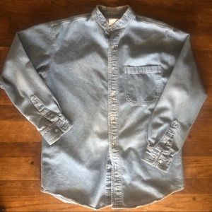 Vintage Gitano Men’s Oversized Denim Shirt Sz M